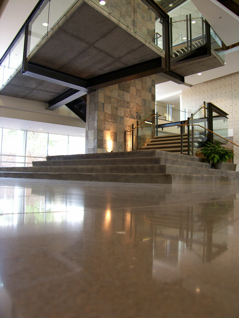 photo of a polished concrete surface in Edmonton
